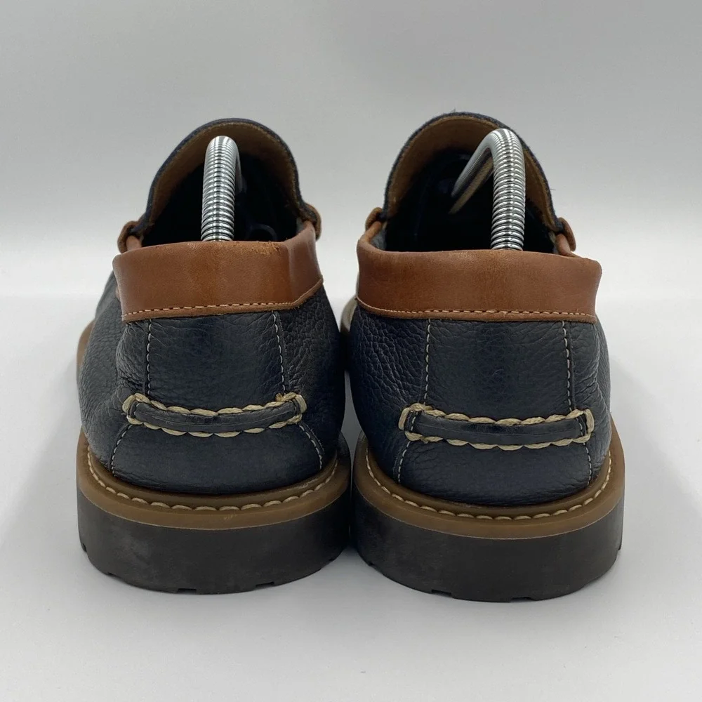G.H. Bass Weejuns Bass Lenox Penny Loafers Men's 11.5M Navy Blue Leather Slip On